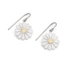 Silver Daisy Flower Earrings | Diana Greenwood Jewellery