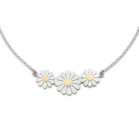Daisy Trio Necklace | Diana Greenwood Jewellery