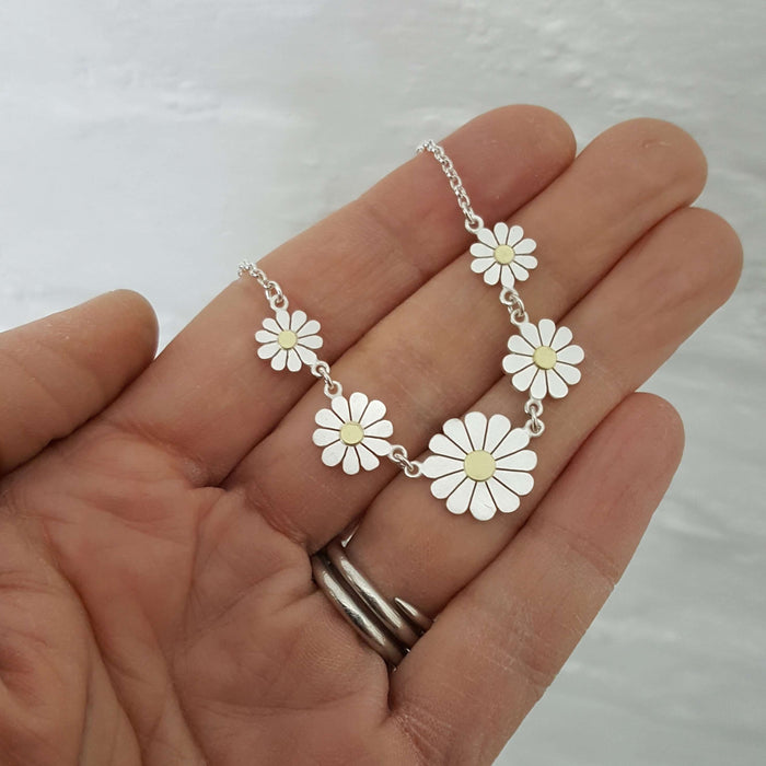 Five Daisies Necklace | Diana Greenwood Jewellery