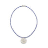 Forget me not necklace with tanzanites | Diana Greenwood Jewellery