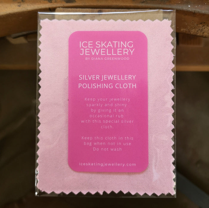 Silver polishing cloth | Ice Skating Jewellery