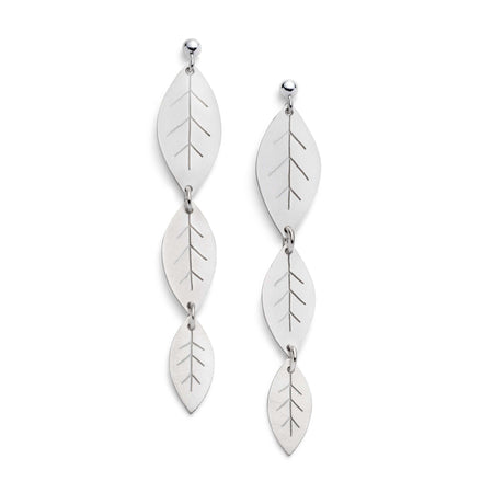 leafy drop earrings | Diana Greenwood Jewellery