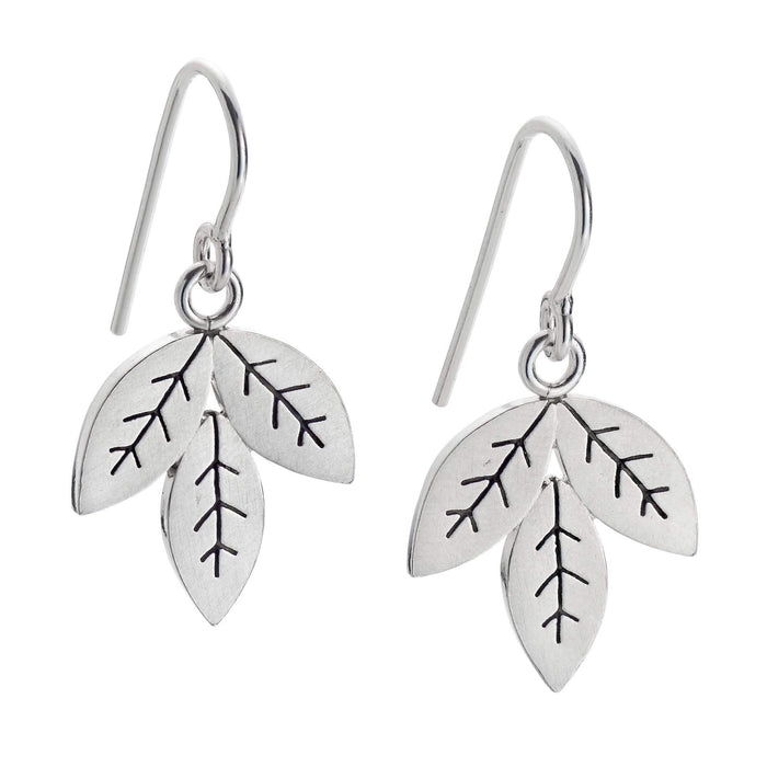 leafy trio earrings | Diana Greenwood Jewellery