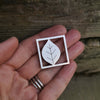 Little beech leaf brooch | Diana Greenwood Jewellery