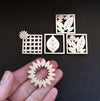 Selection of botanical Brooches | Diana Greenwood Jewellery