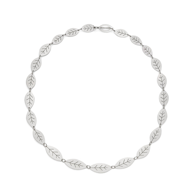 Silver Leaves Necklace | Diana Greenwood Jewellery