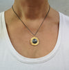 Sunflower pendant necklace | Diana Greenwood Jewellery