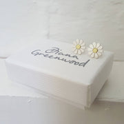 teeny daisy earrings by diana greenwood